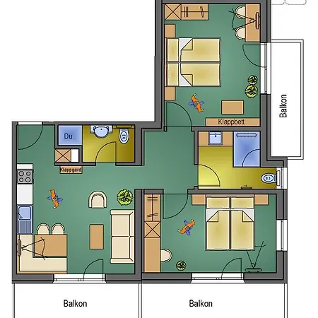 Апартаменты Chasa Sulai